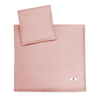 JULIUS ZÖLLNER Parure de lit enfant Terra dusty rose 80x80 cm