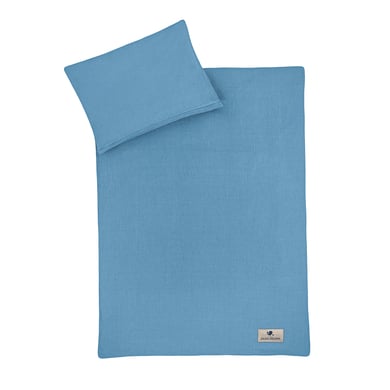 JULIUS ZÖLLNER Ropa de cama Terra blue 100 x 135 cm