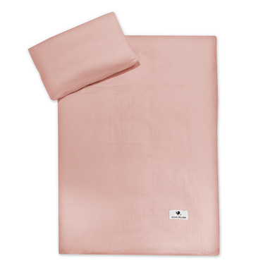 JULIUS ZÖLLNER ropa de cama Terra dusty rosa 100 x 135 cm
