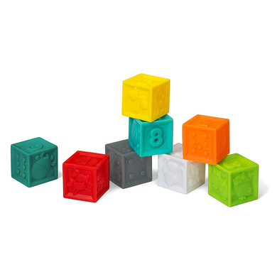Infantino Cubes souples enfant sac vinyle 10 pièces