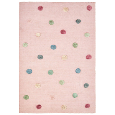 LIVONE Tapis enfant COLORMOON rose/multi 120x180 cm