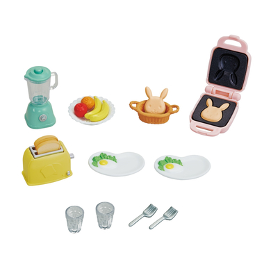 Sylvanian Families® Figurine ensemble petit-déjeuner et grille-pain 5444