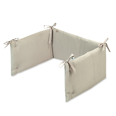 JULIUS ZÖLLNER Tour de lit bébé Organic piqué gaufré seashell 180x35 cm