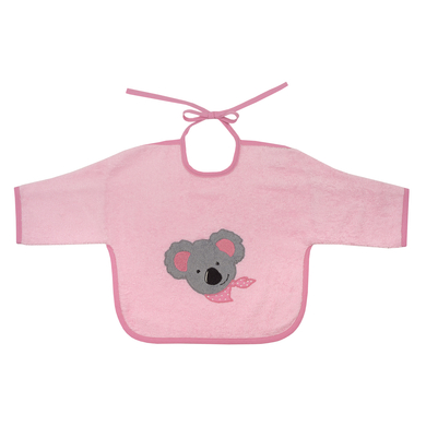 WÖRNER SÜDFROTTIER Bavoir enfant à manches koala rose 68x34 cm