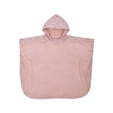 WÖRNER SÜDFROTTIER Poncho de baño de llamas rosa viejo 60 x 75 cm