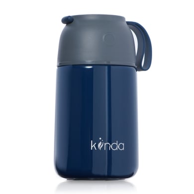 kiinda Thermos repas bébé inox midnight blue 700 ml