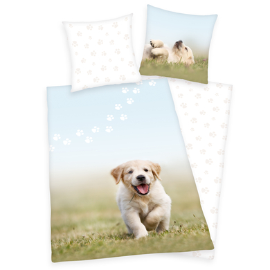 HERDING Parure de lit enfant chiots flanelle 135x200 cm