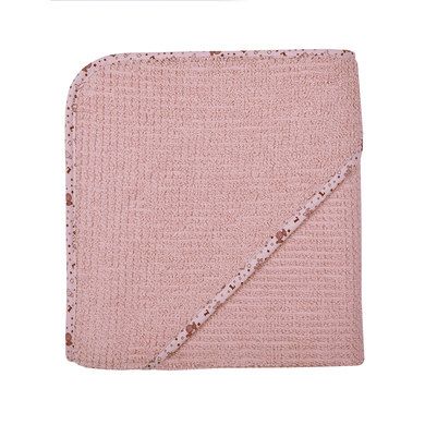 Image of WÖRNER SÜDFROTTIER A casa asciugamano da bagno con cappuccio rosa antico 80 x 80 cm
