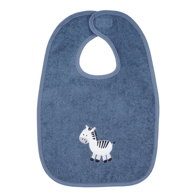 WÖRNER SÜDFROTTIER Bavoir enfant géant scratch zèbre bleu marine