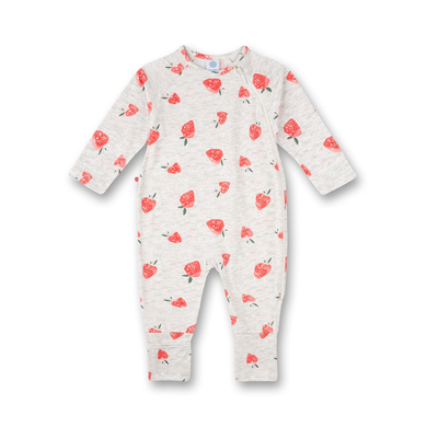 Sanetta Combinaison pyjama enfant fraises light grey