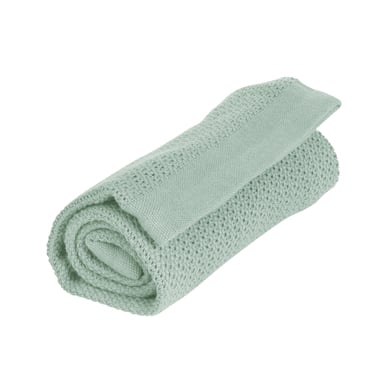 Vinter& Bloom Manta de rejilla suave Eco Sage Green