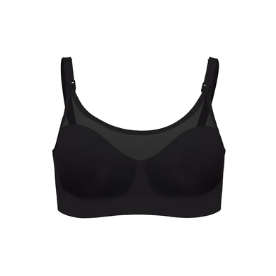 bravado! Soutien-gorge d'allaitement Body Silk sans couture Sheer black