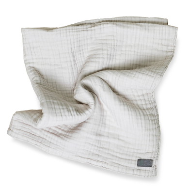 Bilde av Vinter & Bloom Muslin Quilt Gots Dove Grey