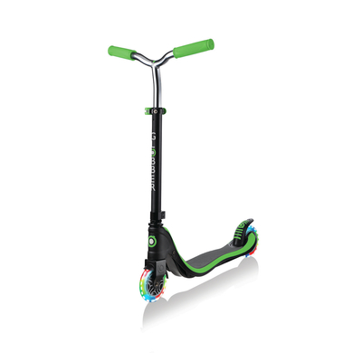 GLOBBER Trottinette enfant 2 roues évolutive FLOW 125 LIGHTS vert citron, roues LED