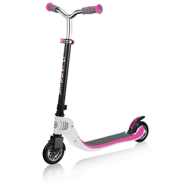 GLOBBER Trottinette enfant 2 roues pliable FLOW 125 blanc/rose fluo