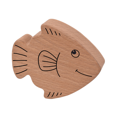 Voggenreiter Hochet de bois poisson brun