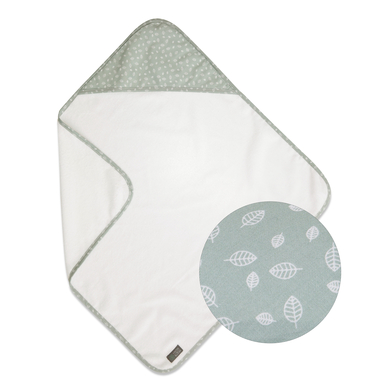 VINTER&BLOOM Cape de bain enfant Nordic Leaf Mild Green