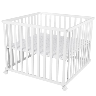 kindsgard Parque infantil bebé Lobeland 100 x 100 cm blanco