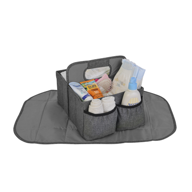 Levně Altabebe Úložný box s přebalovací podložkou Baby Caddy Grey