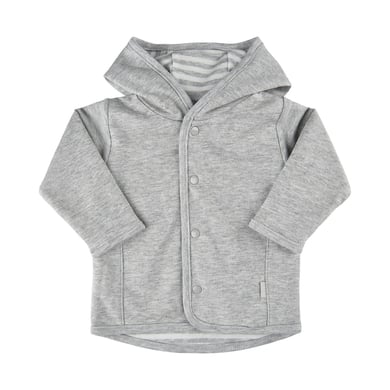 FIXONI chaqueta reversible gris melange