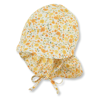 Sterntaler Casquette à visière avec protection du cou jaune