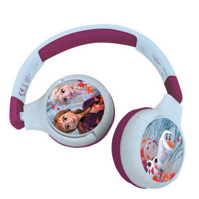 LEXIBOOK Casque audio enfant Bluetooth et filaire Disney La Reine des neiges, microphone