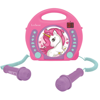 Lecteur CD Portable Bluetooth Licorne - LEXIBOOK - Effets Lumineux