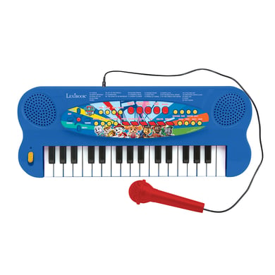 LEXIBOOK Paw Patrol - Piano de 32 teclas con micrófono para cantar