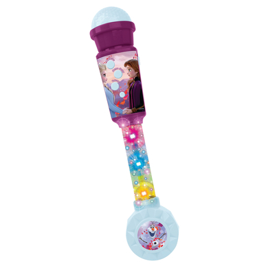 LEXIBOOK Disney La Reine des Glaces 2 Microphone pour enfants, avec effets lumineux