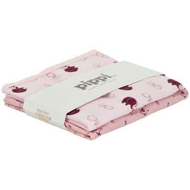 Image of Pippi Coperta per bambini 2-pack argento rosa059