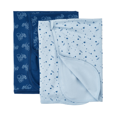 Image of Pippi Coperta per bambini 2-pack blu059