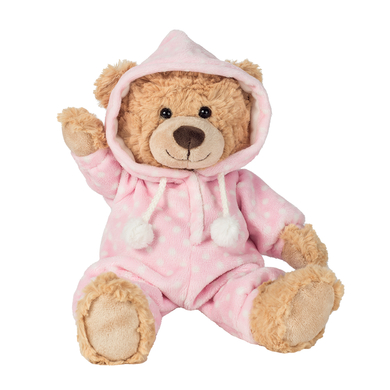 Levně Teddy HERMANN ® pyžamový medvěd růžový 30 cm