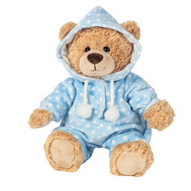 Levně Teddy HERMANN ® pyžamový medvěd modrý 30 cm