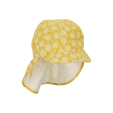 Sterntaler Casquette à visière avec protection du cou jaune