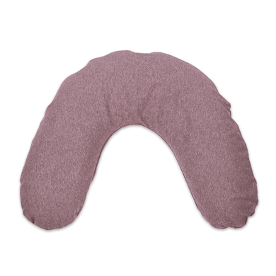 THERALINE Coussin tour de cou moyen, housse mélange palissandre collection bambou 100x21 cm