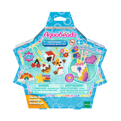 Aquabeads® Jeu de bricolage perles recharge porte-clés