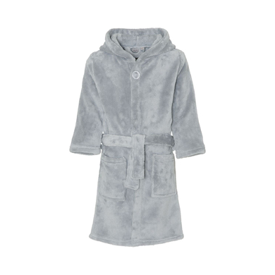 Playshoes Peignoir de bain enfant polaire uni gris