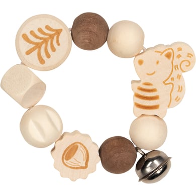 HEIMESS Hochet anneau élastique écureuil bois