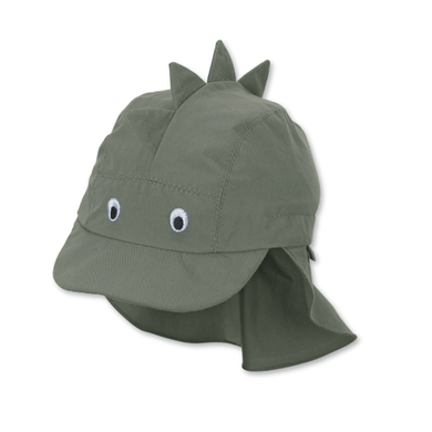 Sterntaler Casquette enfant visière protège-cou vert foncé