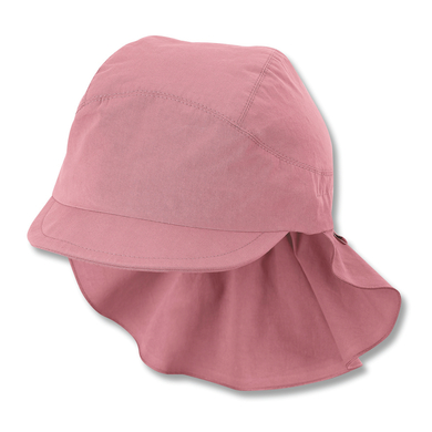 Sterntaler Casquette à visière avec protection du cou violet clair