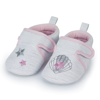 Sterntaler zapato de gateo para bebé blanco