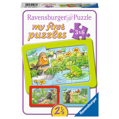 Levně Ravensburger Puzzle Malá zahradní zvířata