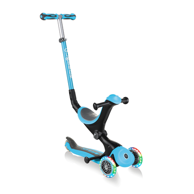 Image of GLOBBER Monopattino GO UP Deluxe lights, skyblue
