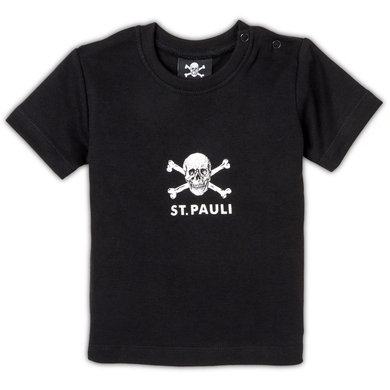 St. Pauli Baby Shirt Skull noir
