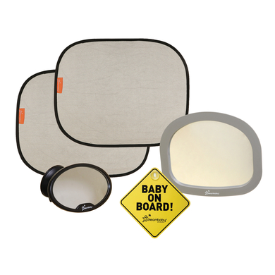 Dreambaby® Kit miroir voiture bébé, pare-soleil, 5 pièces