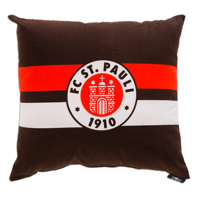 Coussin St. Pauli crâne brun