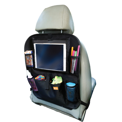 Dreambaby® Organisateur pour siège voiture, fixation tablette/iPad, noir