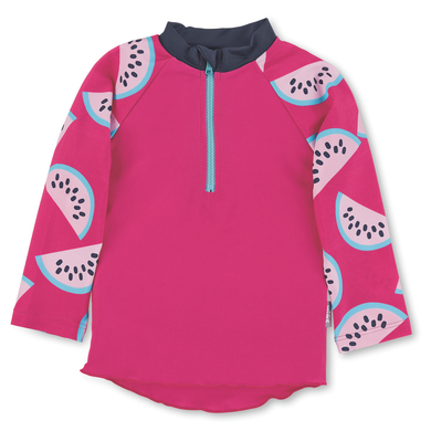 Sterntaler Långärmad badskjorta magenta
