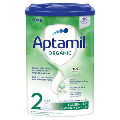 Aptamil Organic 2 Folgemilch nach dem 6. Monat, 800g