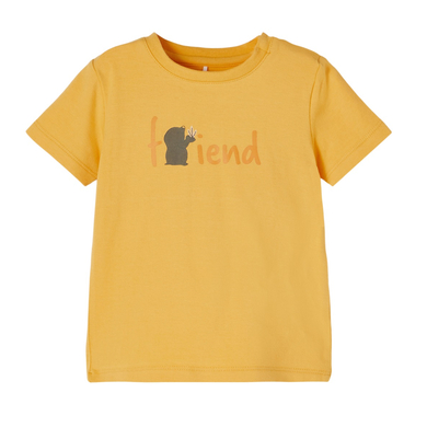 name it T-Shirt NBMDEFAM Ocre